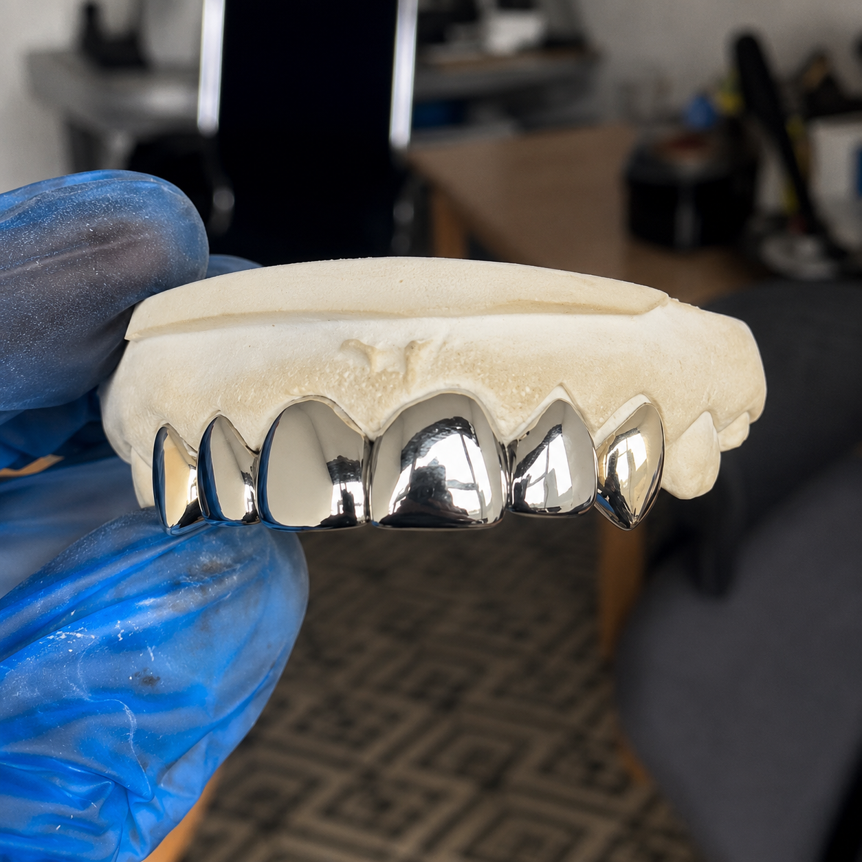 9k Gold 2 Tone Grillz