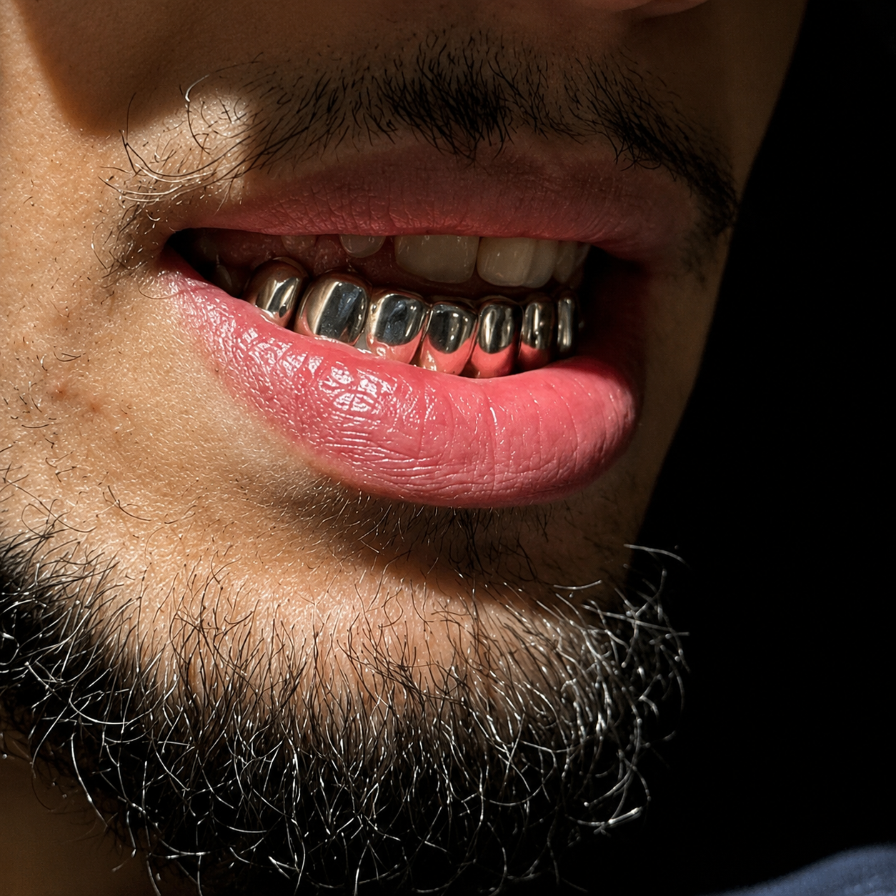 8 Silver Teeth