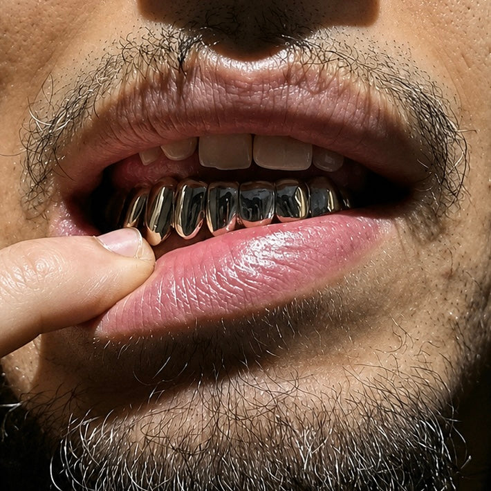 8 Silver Teeth