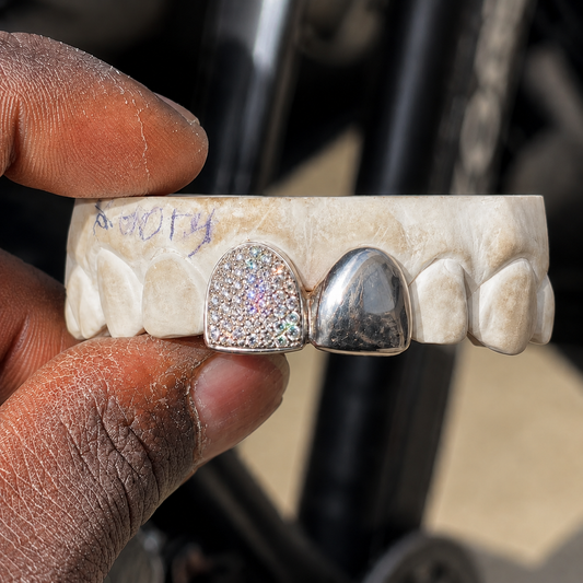Custom 2 Piece Diamond Grillz