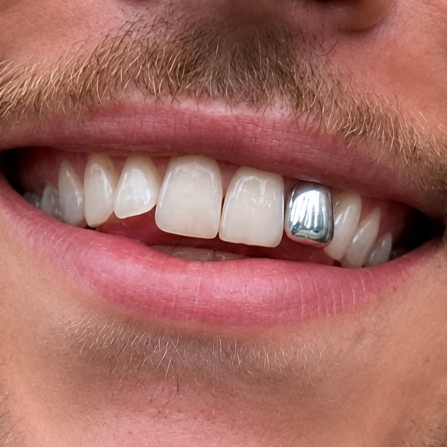 Solid Sterling Silver Tooth