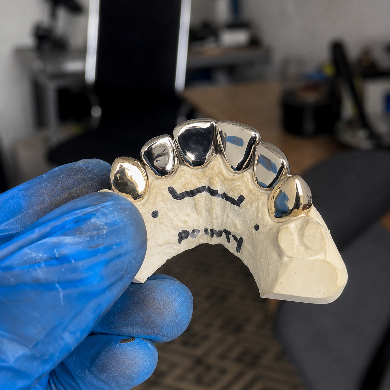 9k Gold 2 Tone Grillz