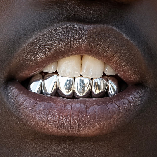 6 Silver Teeth