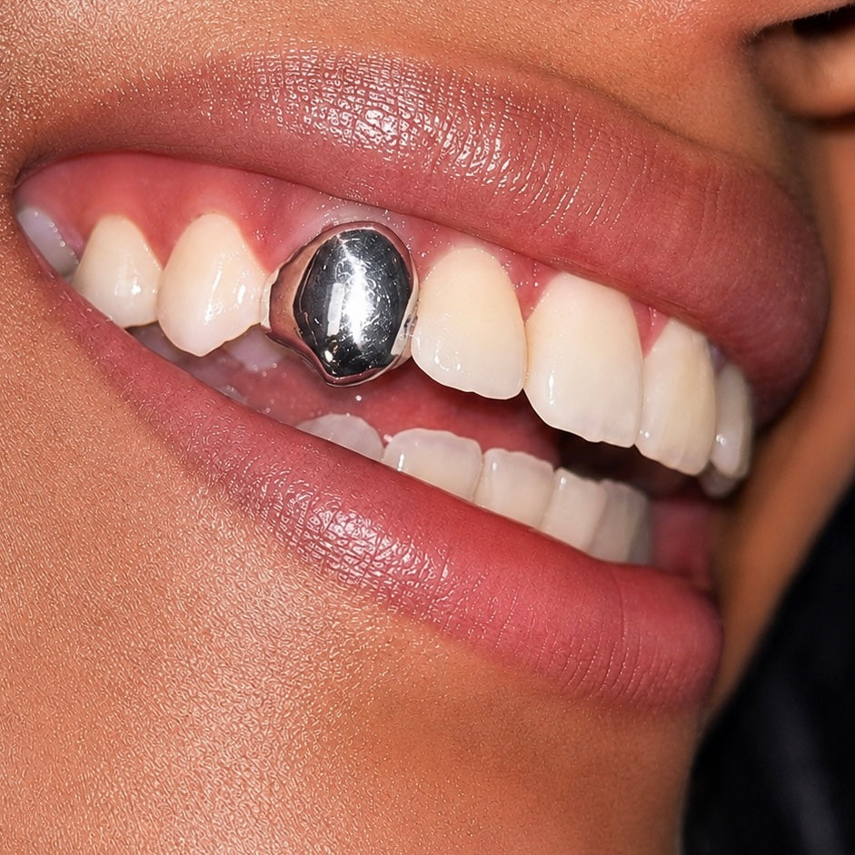 Solid Sterling Silver Tooth
