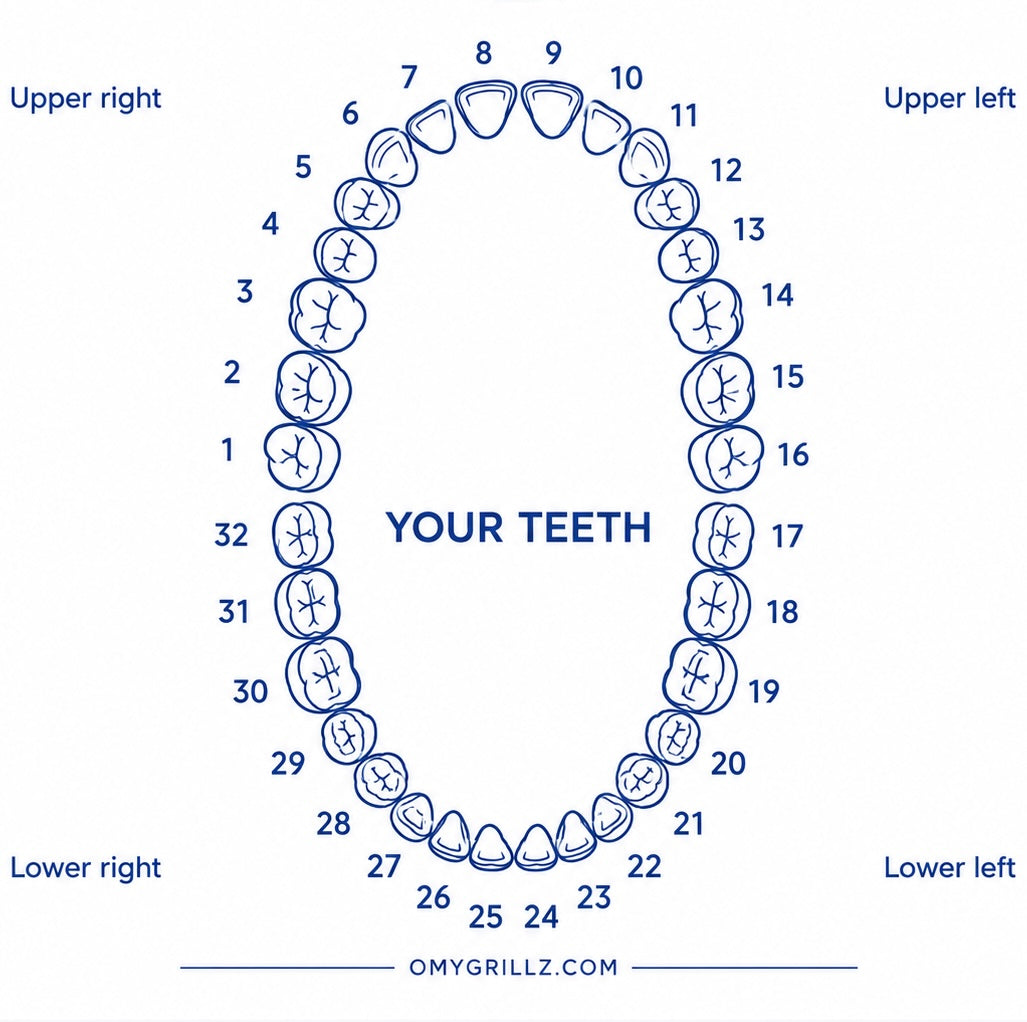 2 Silver Teeth