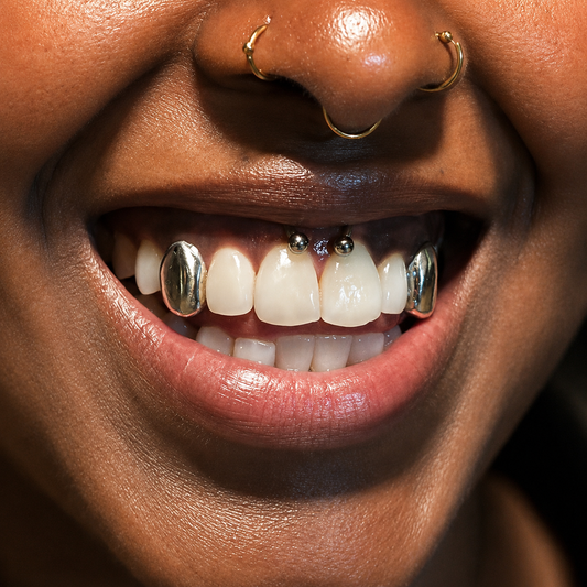 2 Silver Teeth