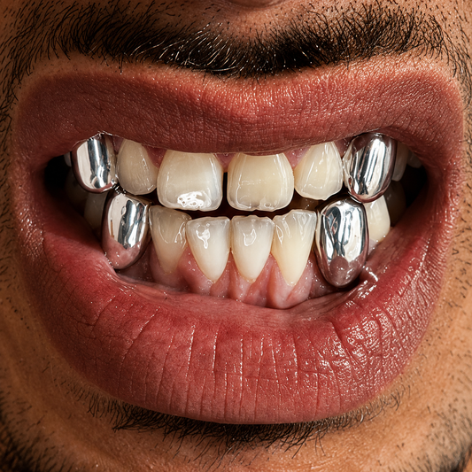 4 Silver Teeth