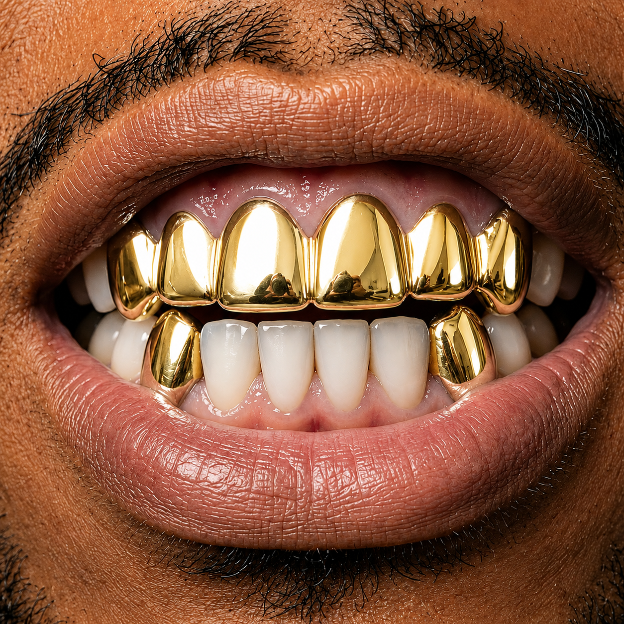 8 Gold Teeth