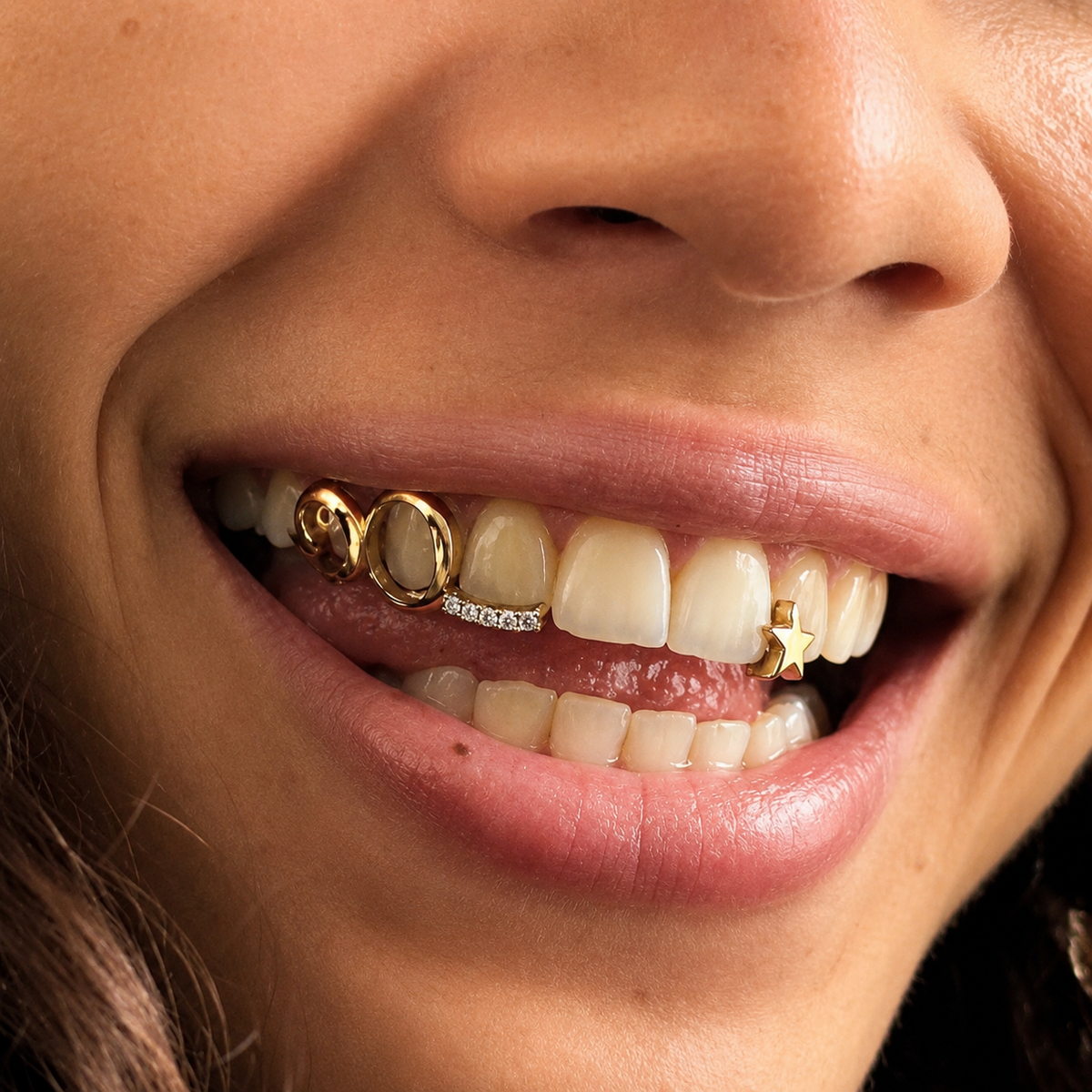 Custom Signature Gold Grillz
